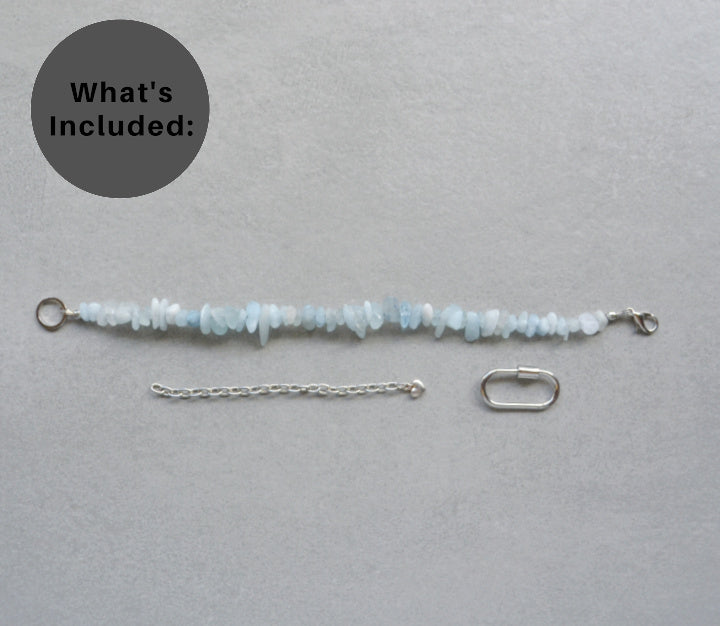 Aquamarine • Silver Halfable