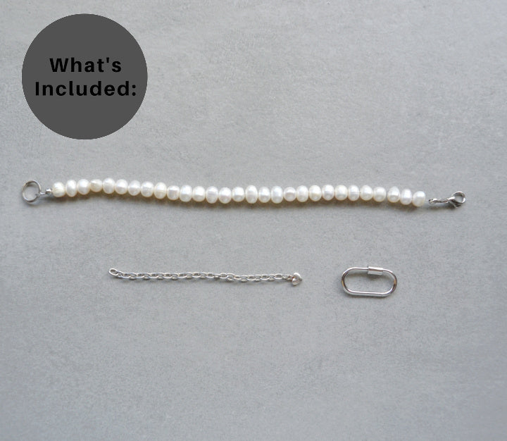 Freshwater Pearls • Silver Halfable
