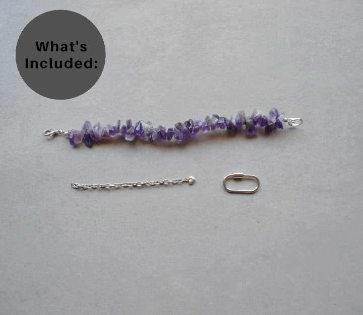 Amethyst • Silver Halfable