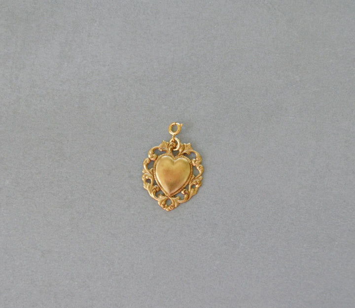XL Ornate Heart Charm • Halfable