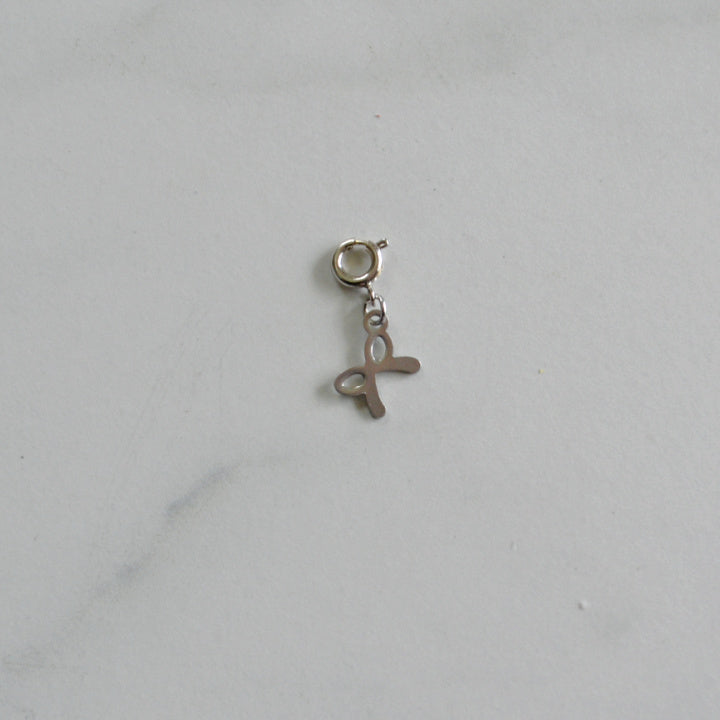 Bow Charm • Silver Halfable
