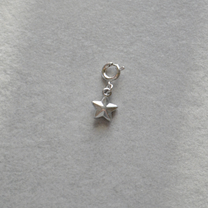 Tiny Star Charm • Silver Halfable