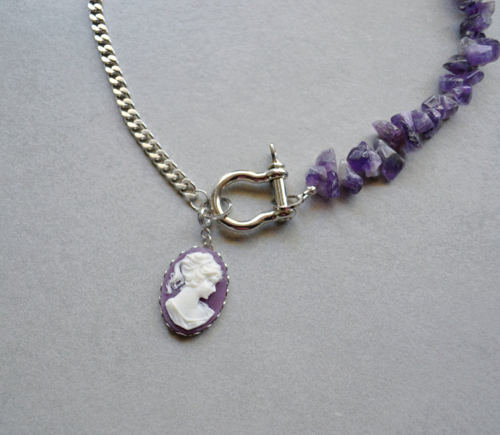 Amethyst • Silver Halfable