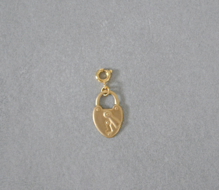 Heart Padlock Charm • Halfable