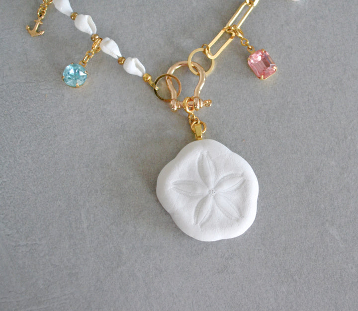 Pink Crystal Charm • Halfable