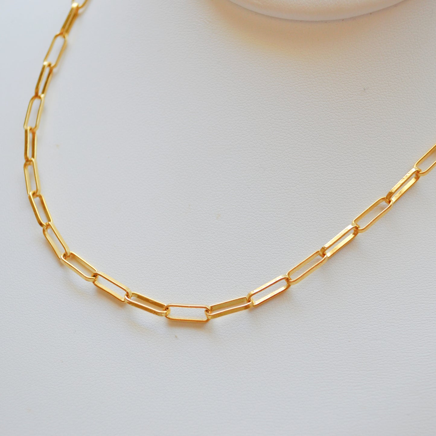 Paperclip Chain Charm Necklace Base • Halfable