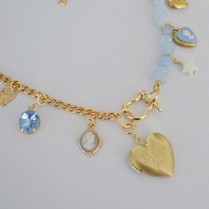 Gold Curb Chain • Halfable