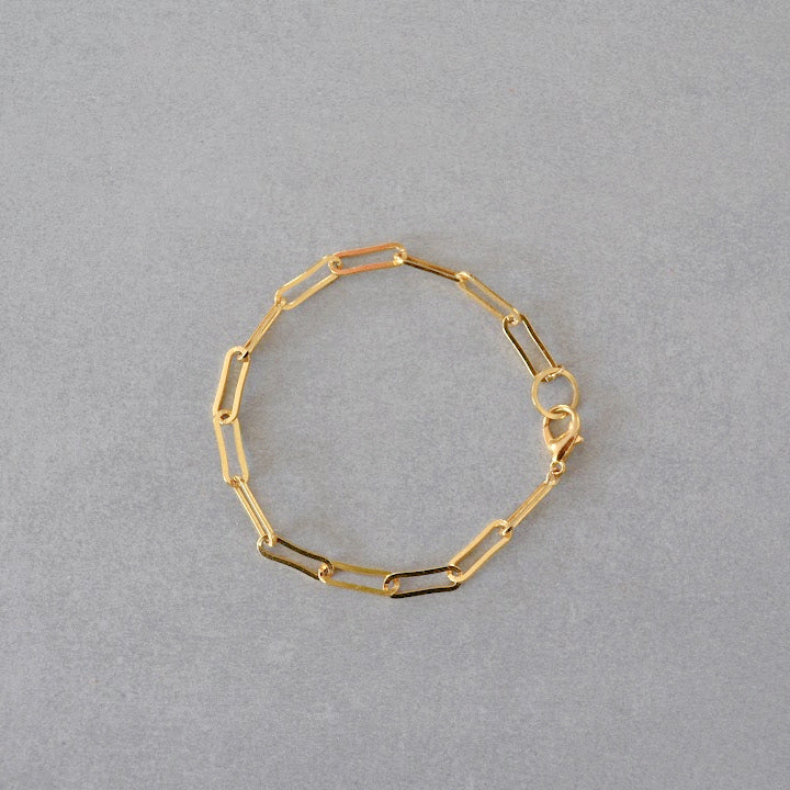 Gold Paperclip Chain • Halfable