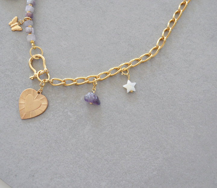 Amethyst Charm • Halfable