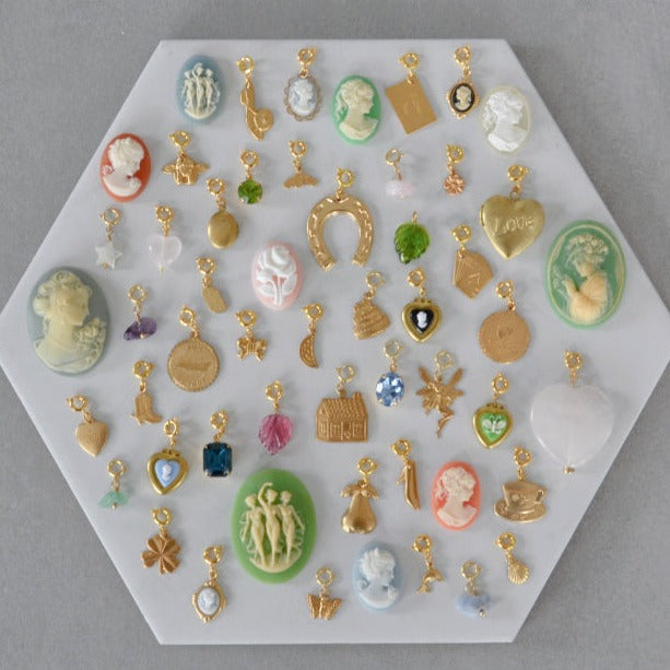 Tiny Shell Charm • Halfable