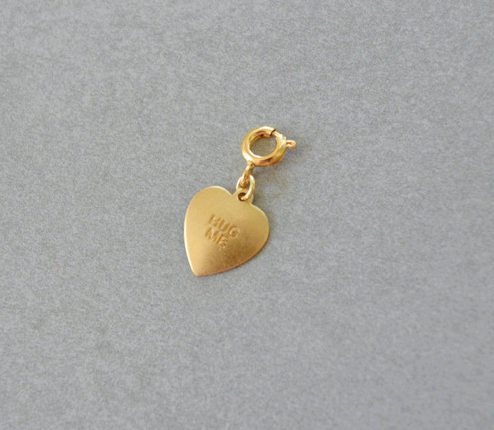 Small Hug Me Heart Charm • Halfable