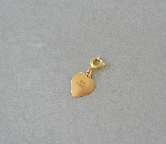 Small Be Mine Heart Charm • Halfable