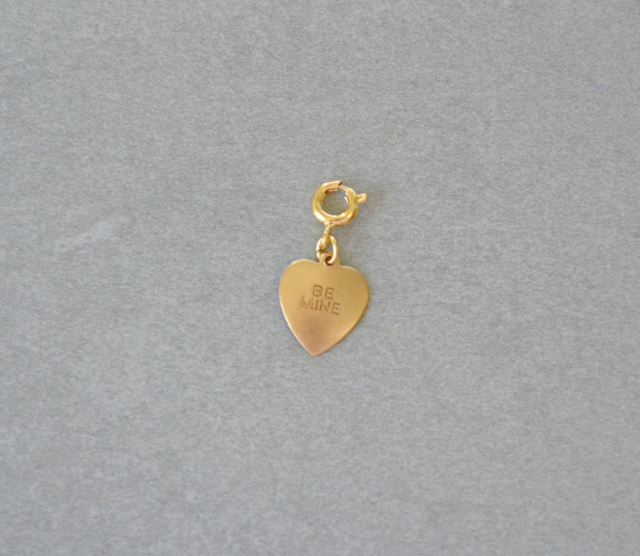 Small Be Mine Heart Charm • Halfable