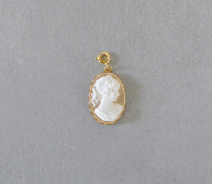 Clear Cameo Charm • Halfable