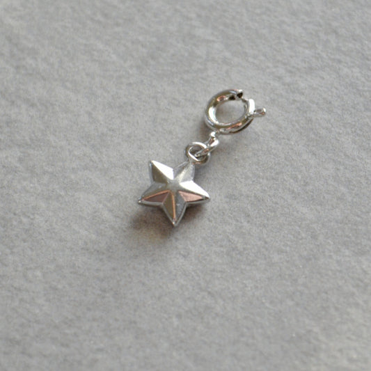 Tiny Star Charm • Silver Halfable