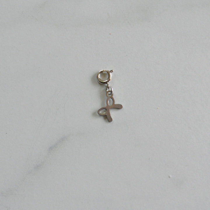 Bow Charm • Silver Halfable