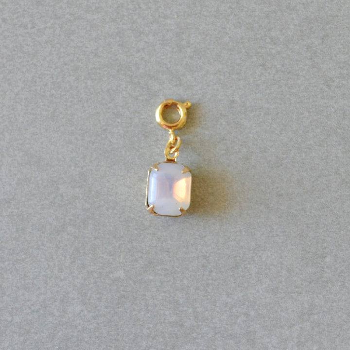 Moonstone Crystal Charm • Halfable