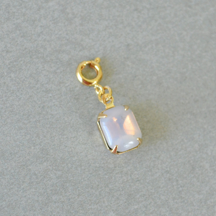 Moonstone Crystal Charm • Halfable