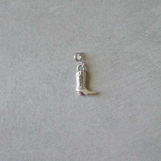 Cowboy Boot Charm • Silver Halfable