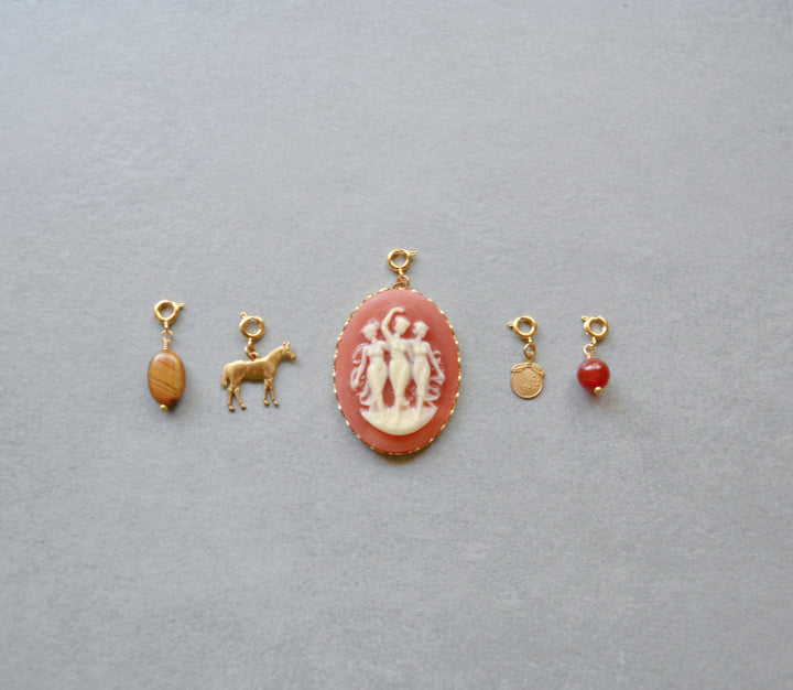 Carnelian Charm • Halfable