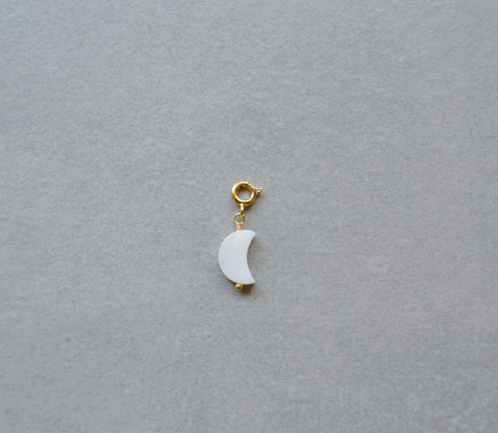 Moon Shell Charm • Halfable