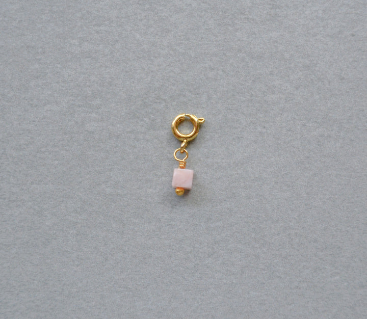 Pink Opal Charm • Halfable