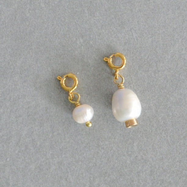 Small Pearl Charm • Halfable