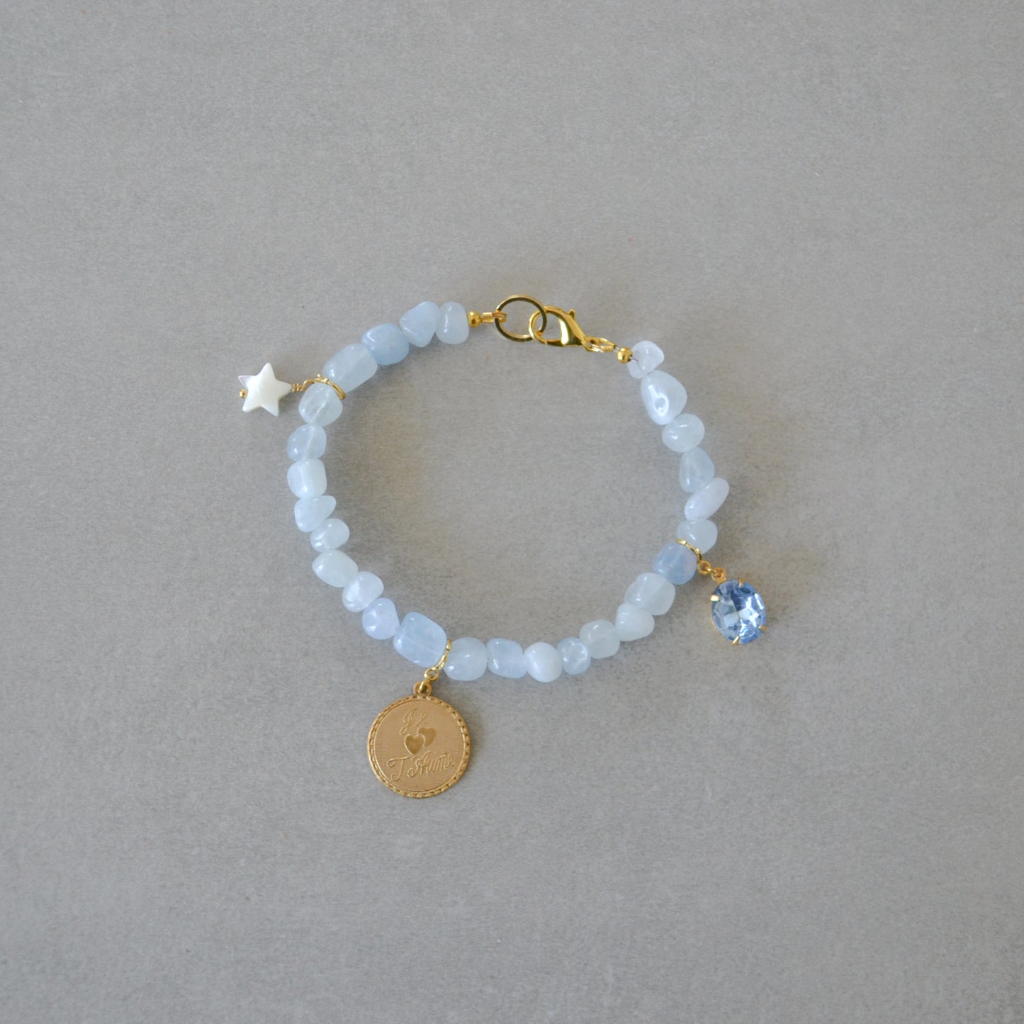 Aquamarine Bead• Halfable