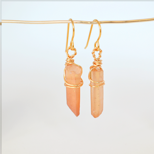 Ella Earrings • Copper Peach