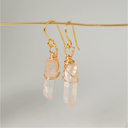 Ella Earrings • Pale Peach