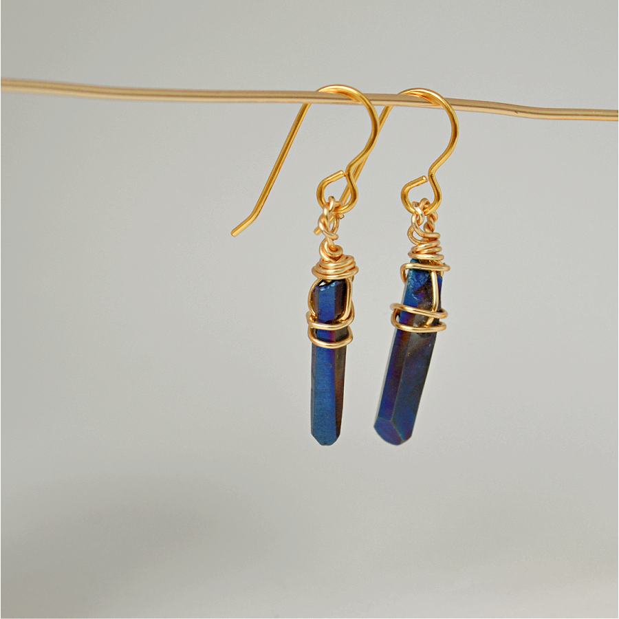 Ella Earrings • Cobalt