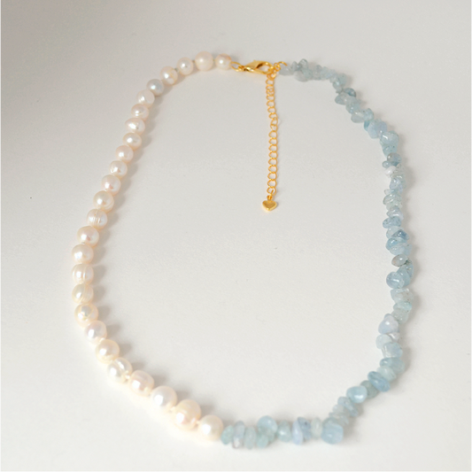 Harmony Necklace • Aquamarine