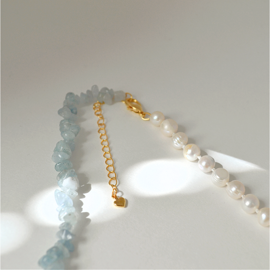 Harmony Necklace • Aquamarine