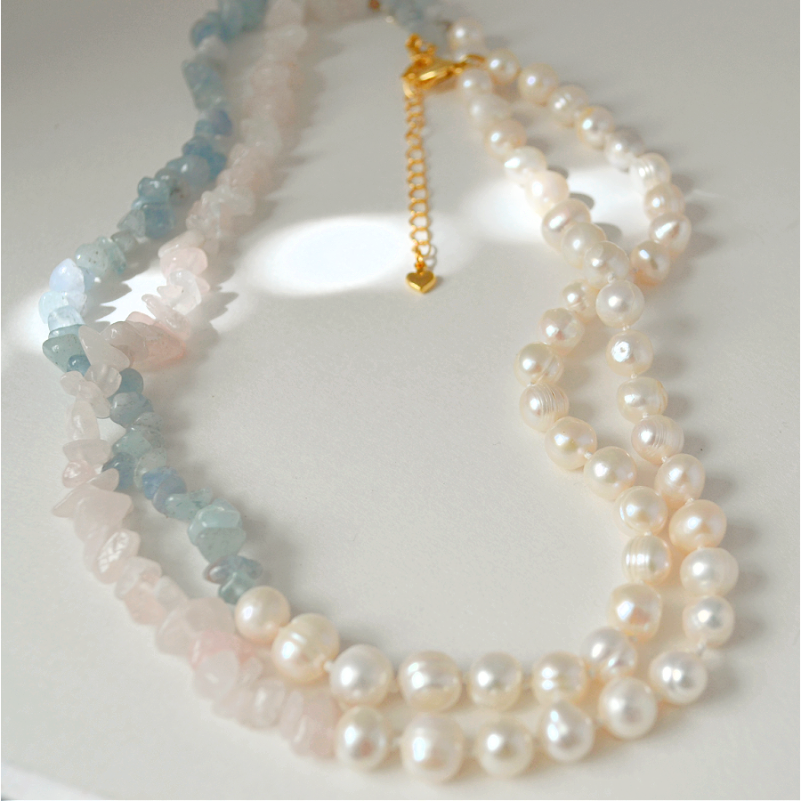 Harmony Necklace • Aquamarine