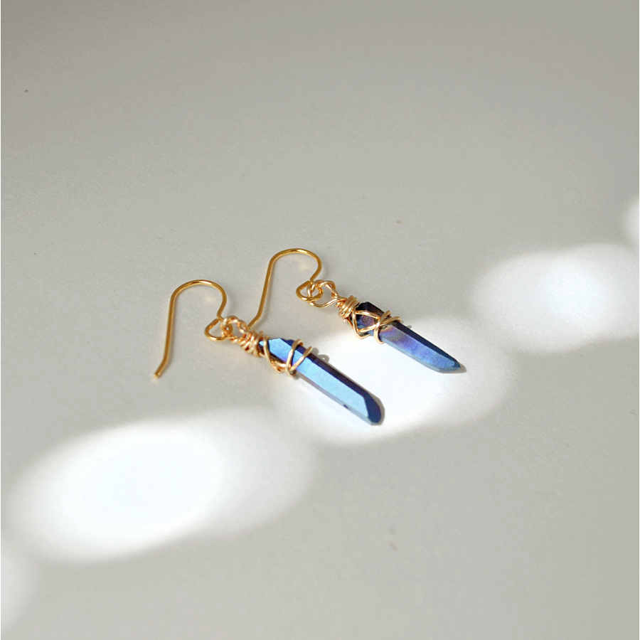 Ella Earrings • Cobalt