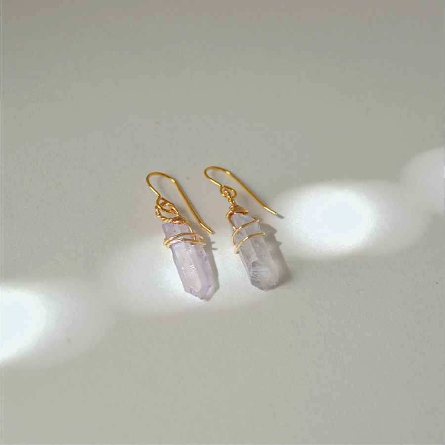 Ella Earrings • Lilac Frost