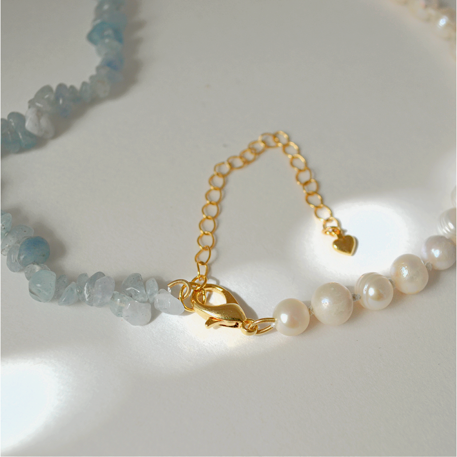 Harmony Necklace • Aquamarine