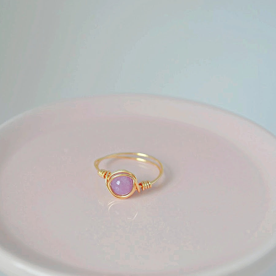 Purple Quartz Ring