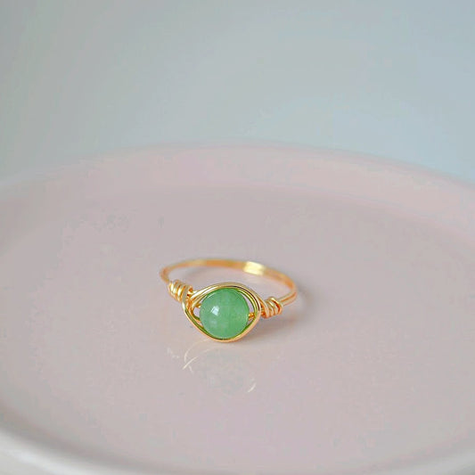 Green Aventurine Ring