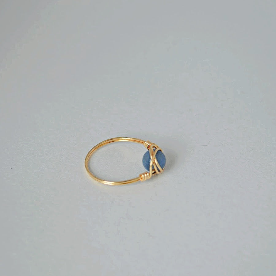 Blue Aventurine Ring