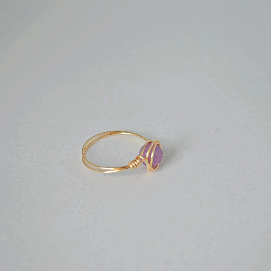 Purple Quartz Ring