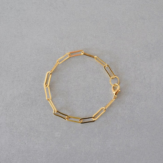 Gold Paperclip Chain • Halfable