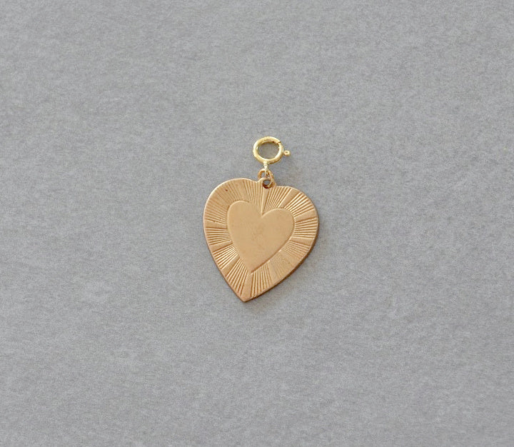 Starburst Heart Charm • Halfable