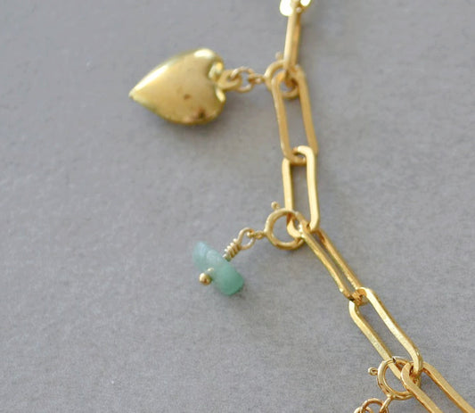 Green Aventurine Charm • Halfable