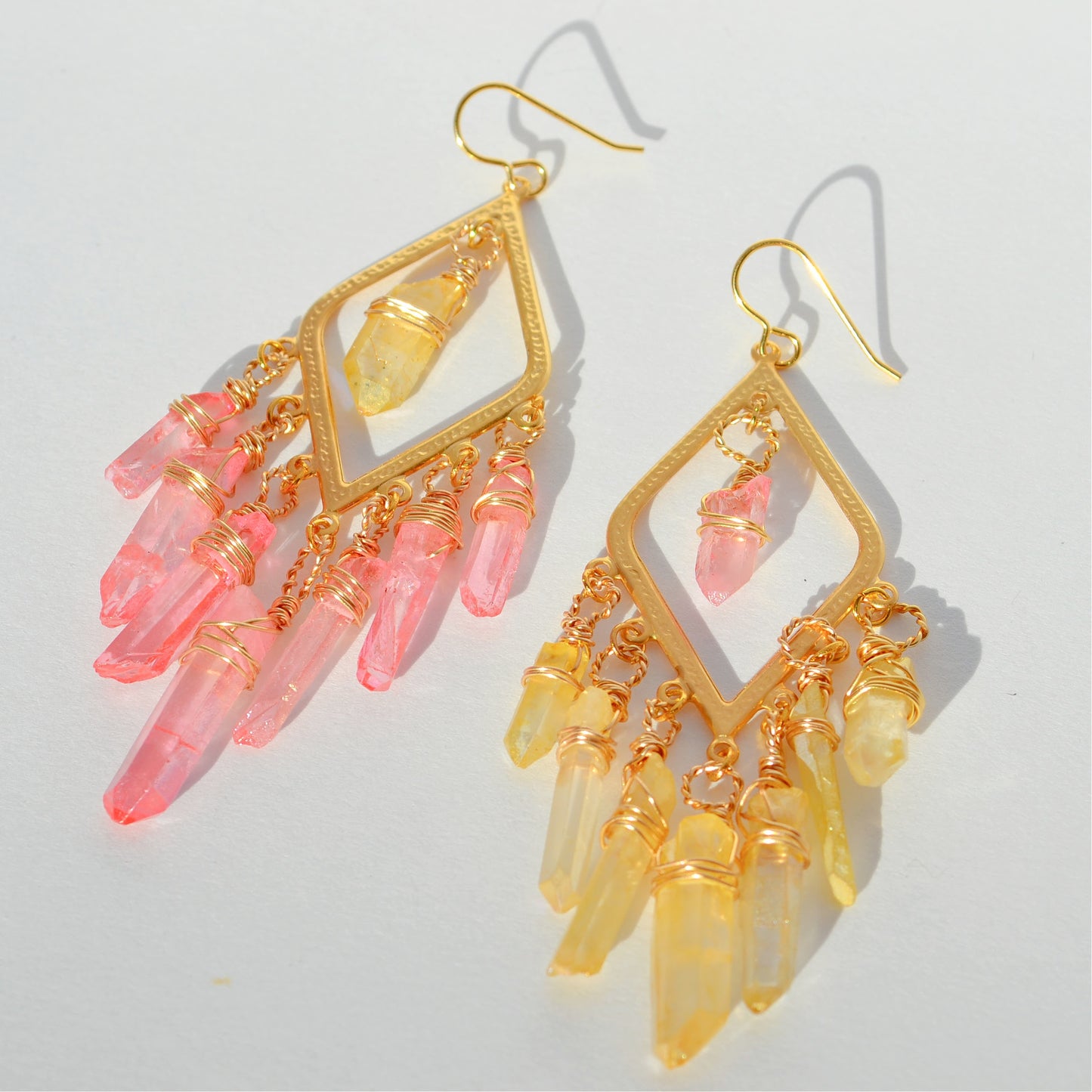 Celeste Earrings • Pink Lemonade