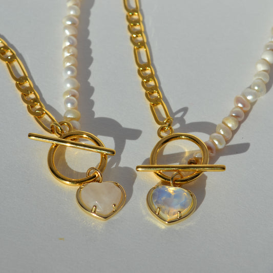 Estella Necklace • Moonstone